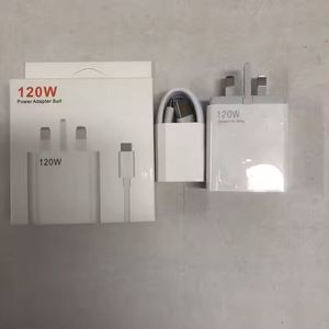 Cargador de Pared USB de 120W de Alta Calidad a Precio de Mayoreo con Cable Tipo-C para Xiaomi, Enchufe para EE. UU., UE y Reino Unido - Product Image 2