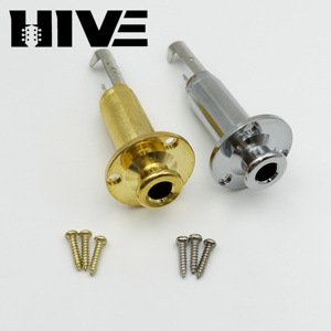 HIVE Mono Mode Output Input <span class=keywords><strong>Jack</strong></span> Socket 6.35MM <span class=keywords><strong>Jack</strong></span> Gitar Elektrik Kuningan untuk Instrumen Senar Suku Cadang & Aksesori - Product Image 3