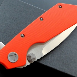 มีดพับใบมีดเหล็ก D2 รุ่นใหม่ล่าสุด ด้ามจับ G10 พร้อมระบบล็อคแบบปุ่ม มีดอเนกประสงค์ EDC สำหรับตั้งแคมป์ กิจกรรมกลางแจ้ง OEM DIY - Product Image 2