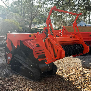 Derette V1000 DIESEL Mini Skid chỉ đạo nhiệm vụ nặng nề cao thủy lực dòng chảy Crawler loader với mulcher tập tin đính kèm - Product Image 1