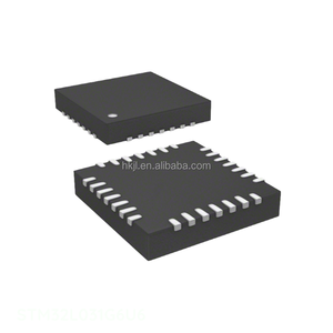 Composants intégrés électroniques CI d'origine MCU 32 bits 32 Ko FLASH 28UFQFPN STM32L031G6U6 28 UFQFN - Product Image 1