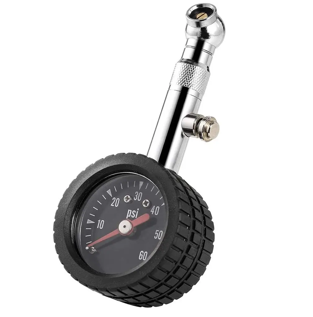 Heavy Duty Tire Pressure Gauge Accurate Mechanical Chuck Wheel Air Tire Gage For Car Motorcycle