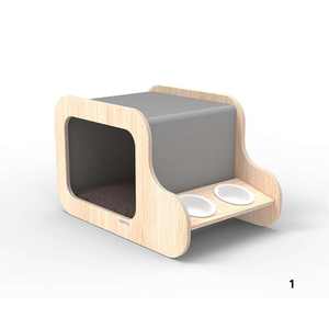 Casa y Cama para Gatos Plegable de Lujo para Uso en Interiores y Exteriores, con Tapa Extraíble Impermeable - Product Image 6