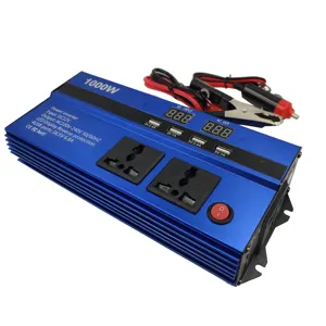 power inverter 12v 220v 1000k off grid hybrid solar inverters dc to ac car sine wave inverter with usb converter 12v to 220v