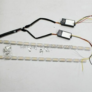 ไฟเดย์ไลท์แบบยืดหยุ่น SANVI รุ่นใหม่ ปี 2023 สำหรับรถยนต์ พร้อมไฟเลี้ยวอัตโนมัติแบบ LED - Product Image 3
