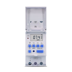 AHC15A Din Rail 2-Wire Weekly/Monthly Smart Programmable <strong>Digital</strong> Time Switch Relay <strong>Timer</strong> Control AC 250V 15A Copper IP53 50/60Hz - Product Image 1