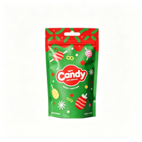 Sacs en plastique refermables avec logo imprimé personnalisé, 100g, 250g, 500g, imperméables, qualité alimentaire, pour aliments pour bébés, sucre, barres chocolatées