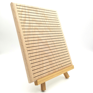 Panneau de messages <span class=keywords><strong>en</strong></span> bois <span class=keywords><strong>massif</strong></span> sculpté, 10 pièces, tranches artisanales, Plaques <span class=keywords><strong>en</strong></span> chêne, décor mural <span class=keywords><strong>en</strong></span> bois - Product Image 3