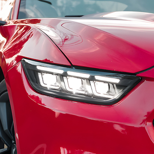 Cho Ford Mustang 2015 2017 <span class=keywords><strong>LED</strong></span> tự động đèn pha lắp ráp 100W năng động nhấp nháy 3 ống kính máy chiếu mới xe phía trước đèn phụ kiện - Product Image 6