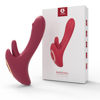 Vibrateur pour masturbation féminine, modèle H002, avec fonction de léchage de langue et de stimulation corporelle, jouet sexuel pour adultes