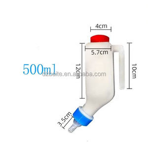 Botella de alimentación de leche colgante de oveja y cabra de plástico de 500ml/800ml con chupete, nueva condición para alimentación de cordero, cuidado del ganado - Product Image 4