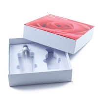 Coffret cadeau pour parfum pour femmes, bouteille en verre, rechargeable, avec emballage, 10 pièces