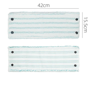FF2923 Couvre-tampon de vadrouille plat en microfibre réutilisable Chiffon de <span class=keywords><strong>nettoyage</strong></span> de <span class=keywords><strong>sol</strong></span> humide et sec Recharges de tampon de vadrouille en microfibre super absorbant - Product Image 1