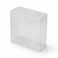 Boîte d'emballage personnalisée portable en PET holographique géométrique, impression numérique/sérigraphie irisée, modèle Zhenpin PR016, cosmétique