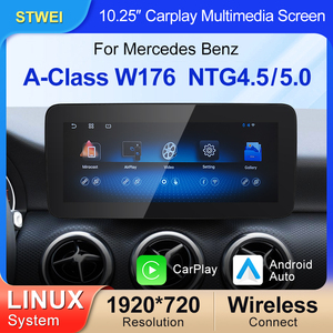 Estéreo Inalámbrico con Pantalla Táctil STWEI Carplay Android Auto de 12.3'' para Benz W176 NTG4.5/5.0 2013-2018 Reproductor Multimedia para Automóvil - Product Image 2