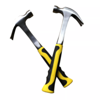 Vente en gros de marteaux multifonctions monobloc, marteau d'évasion avec pointe et griffe antidérapantes, outil de menuiserie durable