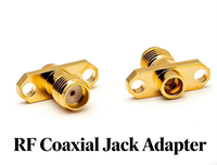 Adaptateur Jack Coaxial RF S MA/SMP-KFJ101-L 50 Ohm DC-18GHz, Connecteur de Câble de Test Coaxial pour Base d'Antenne PCB