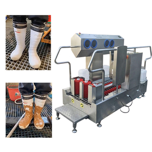 Machine à laver les bottes en acier inoxydable, équipement industriel de nettoyage des bottes pour les zones d'hygiène des usines agroalimentaires - Product Image 1