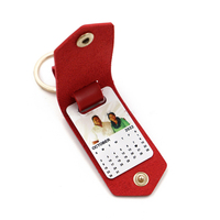 Haute qualité Sublimation porte-clés personnalisé blanc Photo porte-clés étiquette avec porte-clés en cuir Pu cadeau personnalisé pour Couple famille