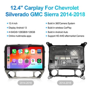 Nouvel arrivage : Autoradio multimédia Android pour Chevrolet Silverado GMC Sierra 2014-2018 avec écran, Carplay et navigation - Product Image 5