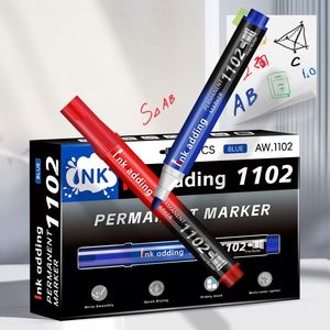 Waterproof Oil-Based <b>Permanent</b> <b>Marker</b> Large Tip Dry Fast 4mm Writing Width CD Medium for Logistics Express Shipping Box Marking - Product Image 2