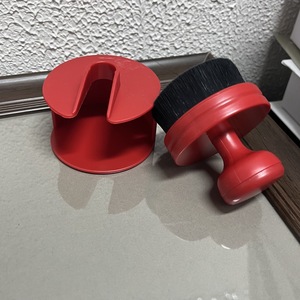 Fabbrica OEM piccola poliammidi spazzola per capelli a forma di timbro per la lucentezza dei pneumatici 63 mm folta in pelle di cuoio - Product Image 6