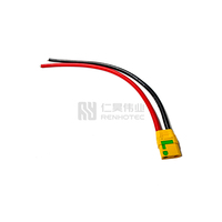 Connecteur mâle anti-étincelles XT90 XT90H-M avec câble d'extension en caoutchouc silicone 8AWG pour batterie Lipo