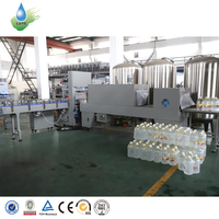 Machine de remplissage automatique électrique de boissons en PET 5L haute précision avec pompe PLC et structure rotative pour ligne de production de bouteilles