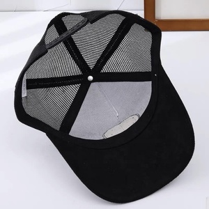 High Quality Mesh Baseball Cap Custom 6 Panels Zigzag Adjustable Size Baseball Trucker <b>Hat</b> - Product Image 6