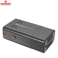 Convertisseur de voyage Foxcan haute puissance à onde sinusoïdale pure 2000W avec adaptateur USB et transformateur de tension multi-prises 220V vers 110V