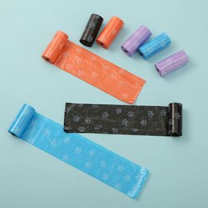 Sacs à déjections pour animaux de compagnie en rouleau, jetables, imprimés, pack combiné, pour nettoyage extérieur des chiens - Product Image 4