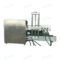 Machine de scellage par induction semi-automatique refroidie par air pour le revêtement électrique en feuille d'aluminium des bocaux et bouteilles en plastique PET, PP, PE