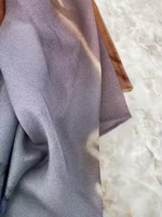 Nieuwe trend lichtgewicht modal hijab voor moslimvrouwen, ademende bloemenprint sjaal, zacht en geweven tie-dye stijl