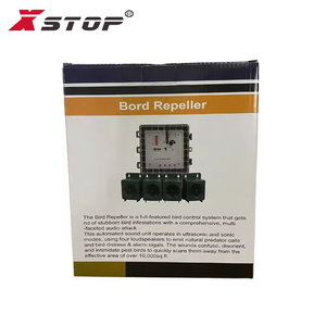 Ngoài trời Sonic và siêu âm 4 loa Bird Repeller hệ thống âm thanh chim răn đe thiết bị không thấm nước động vật Repellent - Product Image 6