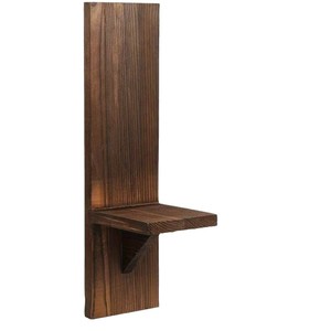 Cross-border wooden <b>wall</b>-mounted living room storage rack, wooden <b>wall</b> candle lamp holder, decorative <b>display</b> <b>wall</b> storage rack - Product Image 2