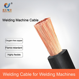 <span class=keywords><strong>Cable</strong></span> de Soldadura YH de Goma Flexible de 200V <span class=keywords><strong>400V</strong></span> CC, <span class=keywords><strong>Cable</strong></span> Secundario para Máquina de Soldar Portátil, 16mm² 25mm² 35mm² 50mm² 70mm² 95mm² - Product Image 1