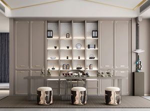 <span class=keywords><strong>2025</strong></span> Китай, новый изготовленный на заказ китайский стиль, шкафы из массива дерева для чайных сервизов, мебель для дома - Product Image 5