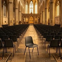 Chaise de classe sans accoudoirs en plastique PP avec structure en tube d'acier pour la formation scolaire et les événements