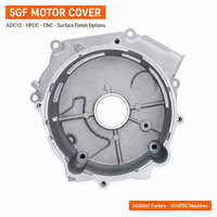 Fabricant de couvercles de moteur moulés sous pression ADC12 usinés avec précision CNC pour boîtier de moteur électrique NEV, pièces de groupe électrogène 5GF, OEM