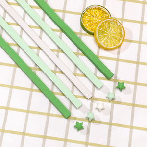 Tiras de <span class=keywords><strong>Papel</strong></span> de Origami de Colores Personalizadas con Purpurina para <span class=keywords><strong>Manualidades</strong></span>, <span class=keywords><strong>Papel</strong></span> para Plegar Estrellas de la Suerte, Tiras de <span class=keywords><strong>Papel</strong></span> para Decoración DIY, <span class=keywords><strong>Manualidades</strong></span> - Product Image 3