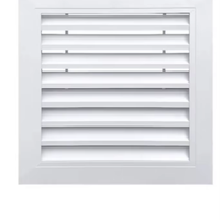 Volets extérieurs carrés modernes en aluminium pour fenêtres, volets de ventilation électriques étanches pour sous-sol