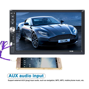 Máy Nghe Nhạc Xe Hơi 7012b, Bộ Đàm Xe Hơi 2Din 7Inch Màn Hình Cảm Ứng USB/SD/MP3/MP4/MP5/BT - Product Image 6