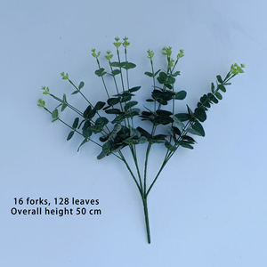 Ramas de tallos de eucalipto esmeriladas y polvorientas artificiales de eucalipto, relleno de ramo, maceta colgante de cocina, maceta de eucalipto a la venta, para uso en la cocina - Product Image 4