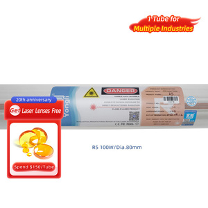Yongli CO2 Ống Laser <span class=keywords><strong>Pro</strong></span> bó ống kính quang học miễn phí 100W-200W cho hệ thống cắt tự làm, Tuổi thọ siêu dài & hỗ trợ 24/7 - Product Image 1