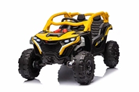 Voiture électrique tout-terrain pour enfants de 2 à 4 ans, jouet à roulettes, construction en plastique, batterie 6V7AH, design super cool, ultime