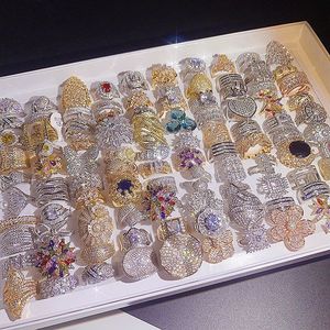 Anelli di Lusso 2026 con Zirconia e Grandi Gemme, Gioielli alla Moda per Uomo e Donna, Vendita all'Ingrosso - Product Image 3