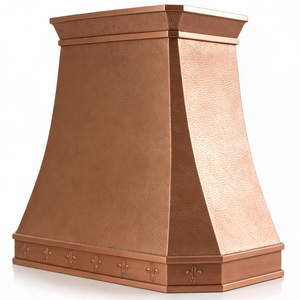 <span class=keywords><strong>Hotte</strong></span> murale en cuivre de forme cloche, artisanale, pour les maisons de luxe - Product Image 3