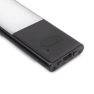 EMUCA 240mm luce da parete LED nera Kaus moderna USB lampada ricaricabile con sensore tattile di prossimità 5214414 verniciata nera - Product Image 4