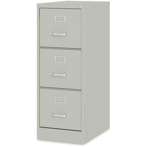 Alera HVF1541LG Armoire à dossiers verticale économique gris clair à trois tiroirs, tiroirs format lettre de 15 po x 22 po x 40,19 po - Product Image 5