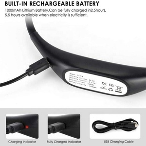 Lampe de lecture rechargeable à 4 LED super lumineuses, 3 niveaux de contrôle, lampe de lecture à porter autour du cou, lampes de lecture pour livres au lit la nuit - Product Image 4
